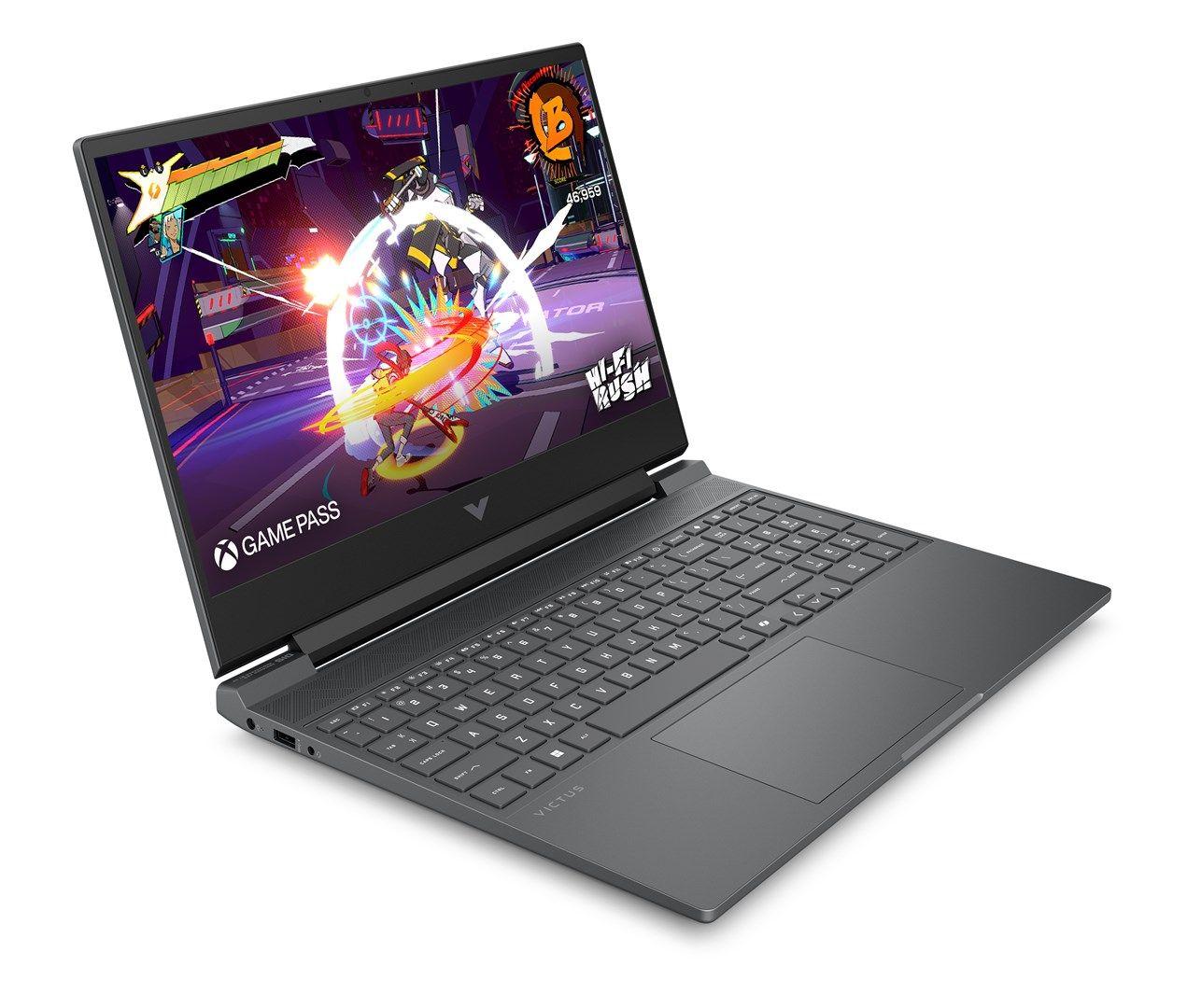 HP Victus 15-fb3231nw Ryzen 7 7445HS 15,6"FHD IPS 144Hz 300nits AG 16GB DDR5 5600 SSD512 RTX4050_6GB Cam 720p 70Wh Win11 Gray 2Y — zdjęcie 2