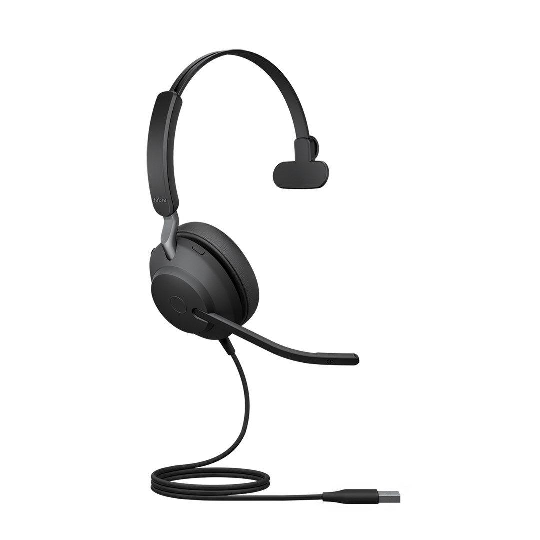 Sluchawki nauszne przewodowe Jabra Evolve2 40 UC Mono — zdjęcie 2