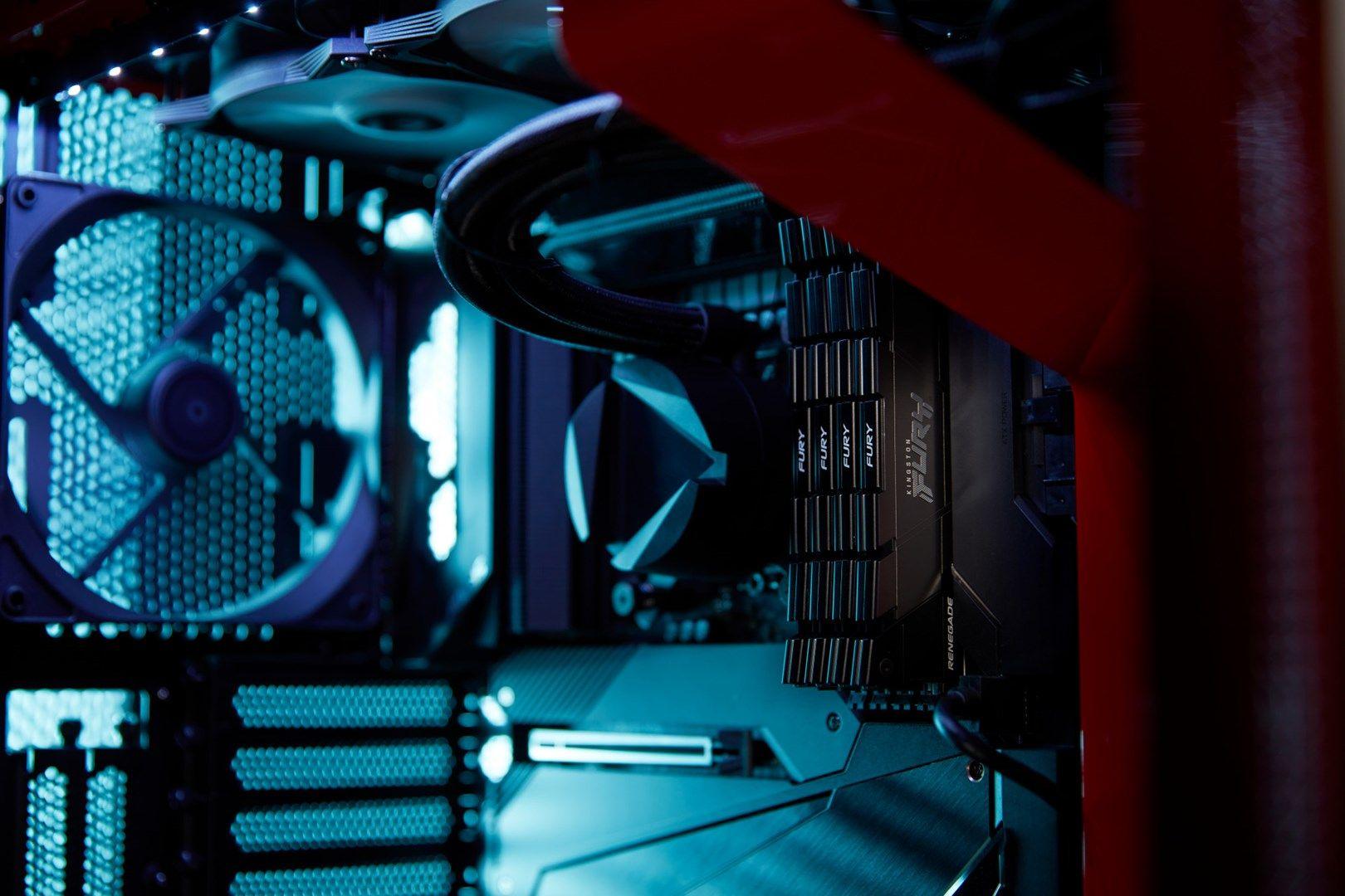 KINGSTON DDR4 16GB 4266MT/s CL19 DIMM FURY Renegade Czarny — zdjęcie 15
