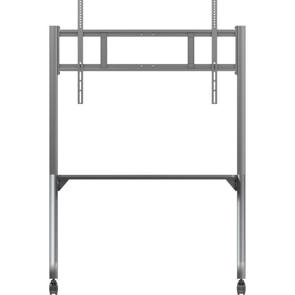 TECHLY STOJAK MOBILNY TV 55-86" DO 80KG REGULOWANY PÓŁKA AV — zdjęcie 4
