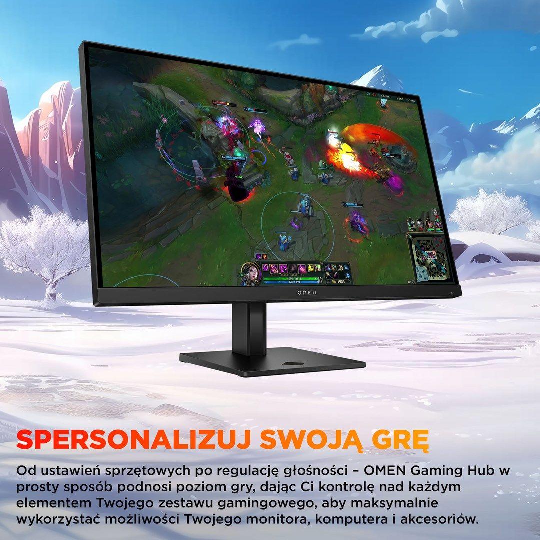 MONITOR HP LED, QHD 27" OMEN 27q G2 (AV4H6E9) 180Hz — zdjęcie 7
