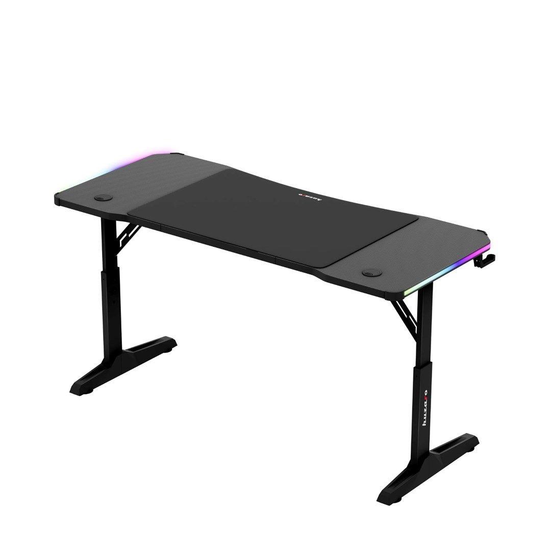 Biurko gamingowe Huzaro Hero 3.6 RGB Black — zdjęcie 6