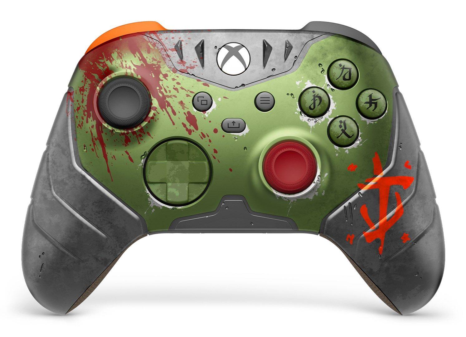 Microsoft Xbox kontroler bezprzewodowy DOOM ED.