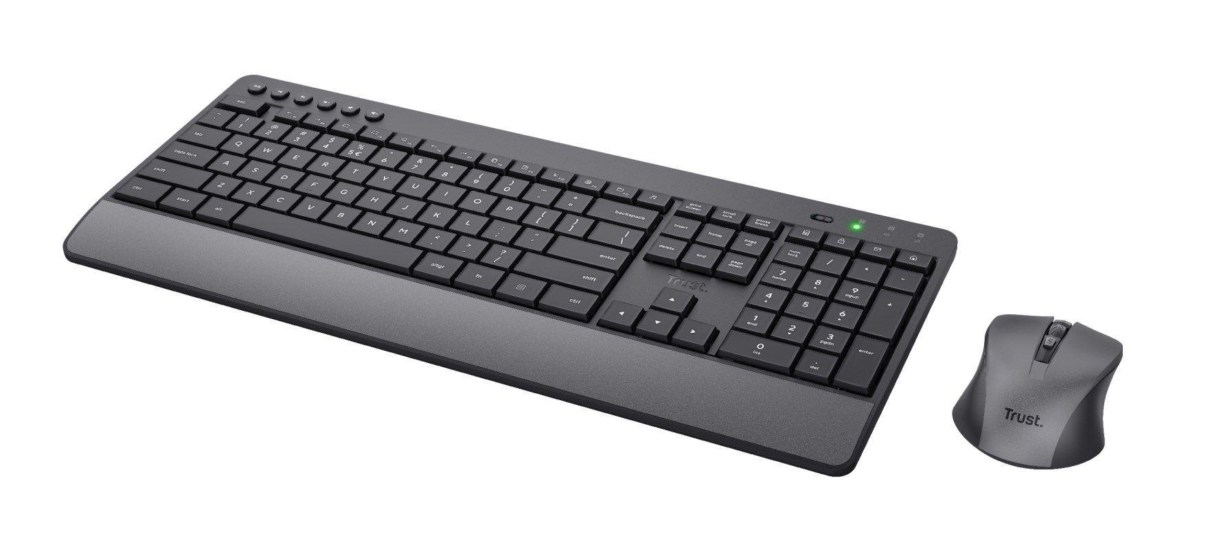 Klawiatura i mysz TRUST TREZO WIRELESS DESKSET ECO US — zdjęcie 5