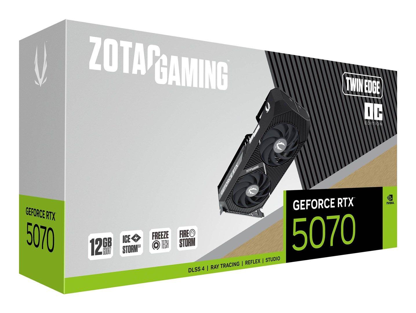 Karta graficzna ZOTAC GAMING GeForce RTX 5070 Twin Edge OC 12GB — zdjęcie 7