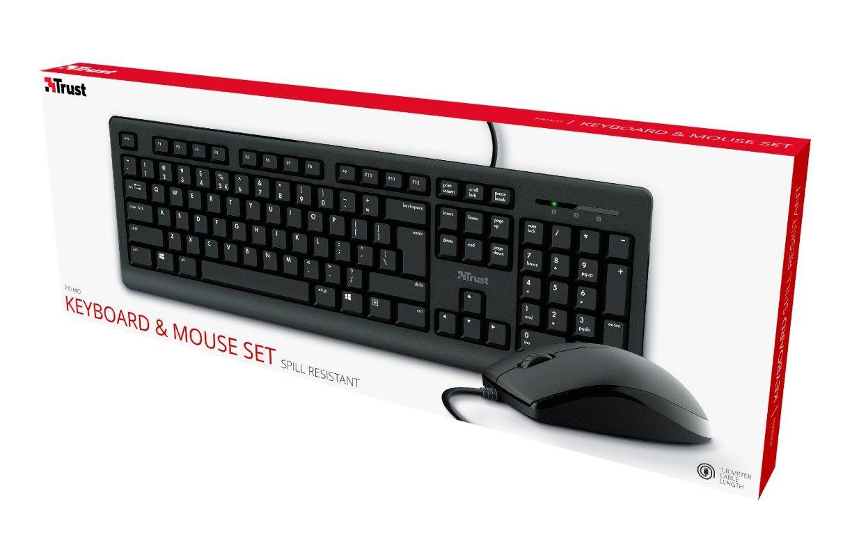 Zestaw klawiatura + mysz TRUST PRIMO Set — zdjęcie 10