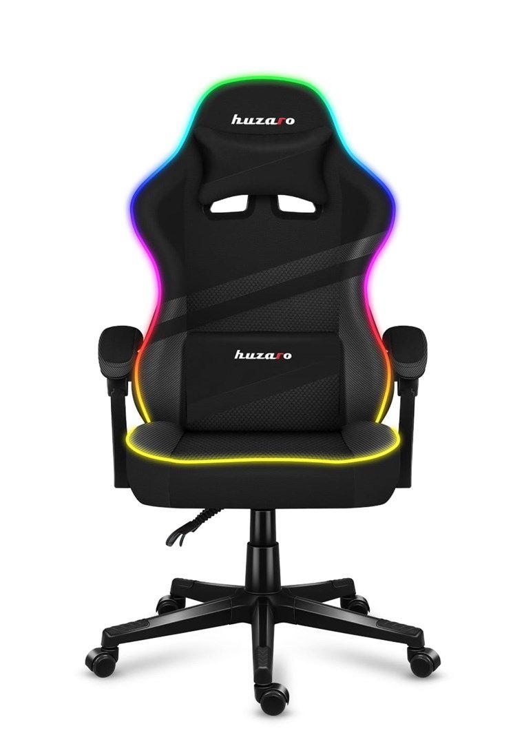 Fotel gamingowy Huzaro Force 4.4 RGB Black — zdjęcie 5