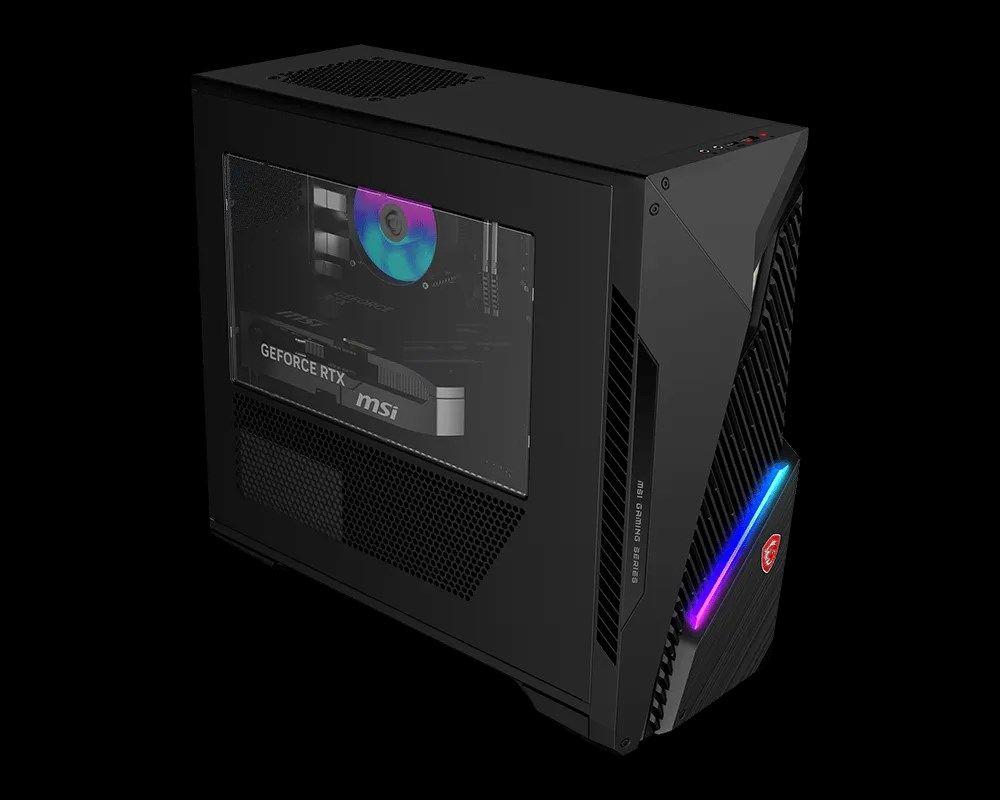 MSI MAG Infinite S3 14NVL5-3066EU i5-14400F 32GB DDR5 SSD1TB GeForce RTX 5060 SHADOW 2X 8GB AX211 (WIFI 6E) Bluetooth 5.3 500W Win11 Black 2Y — zdjęcie 1