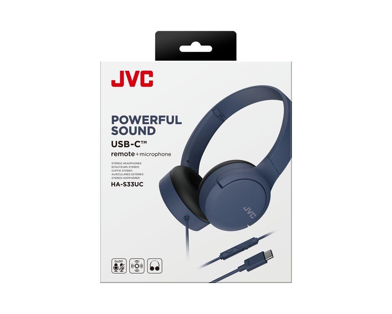 Słuchawki JVC HA-S33UCAU Niebieskie — zdjęcie 6