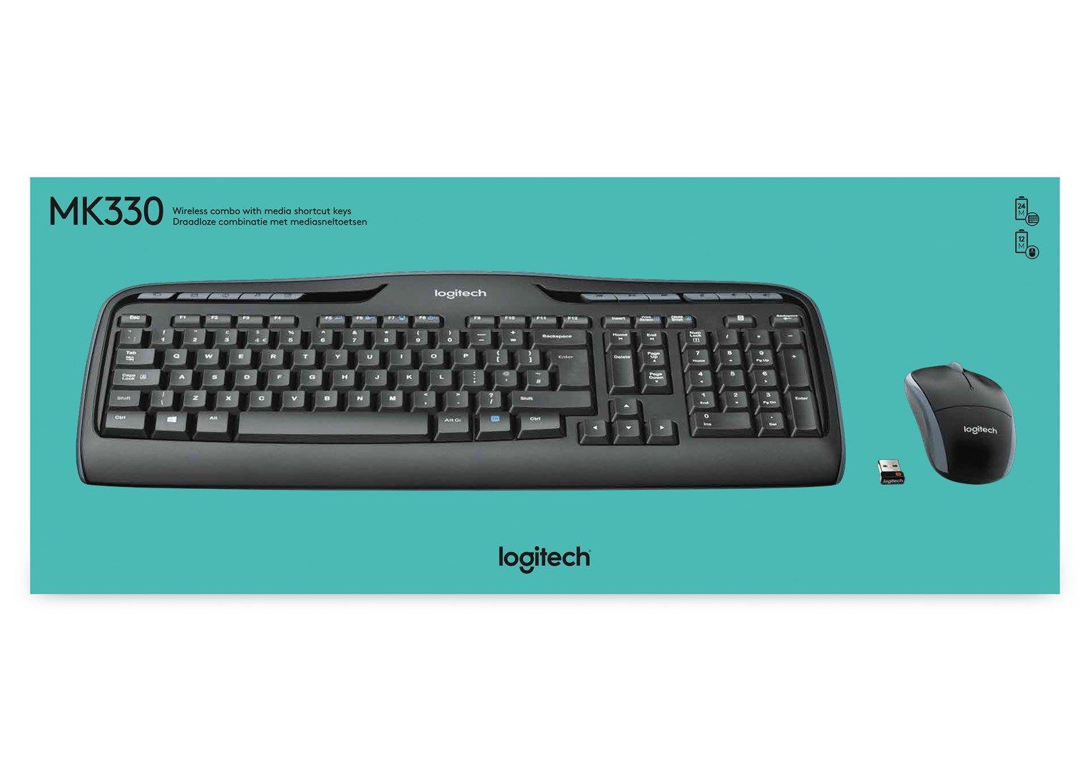 ZESTAW LOGITECH WIRELESS COMBO MK330 BEZPRZEWODOWY — zdjęcie 2