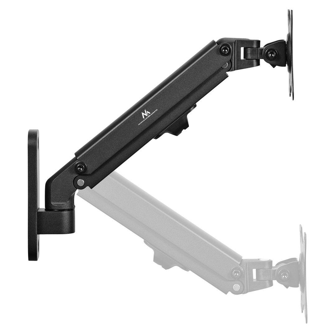 MACLEAN UCHWYT NAŚCIENNY MONITORA 17"-27" SPRĘŻYNA GAZOWA MAX 7KG MC-458 — zdjęcie 3