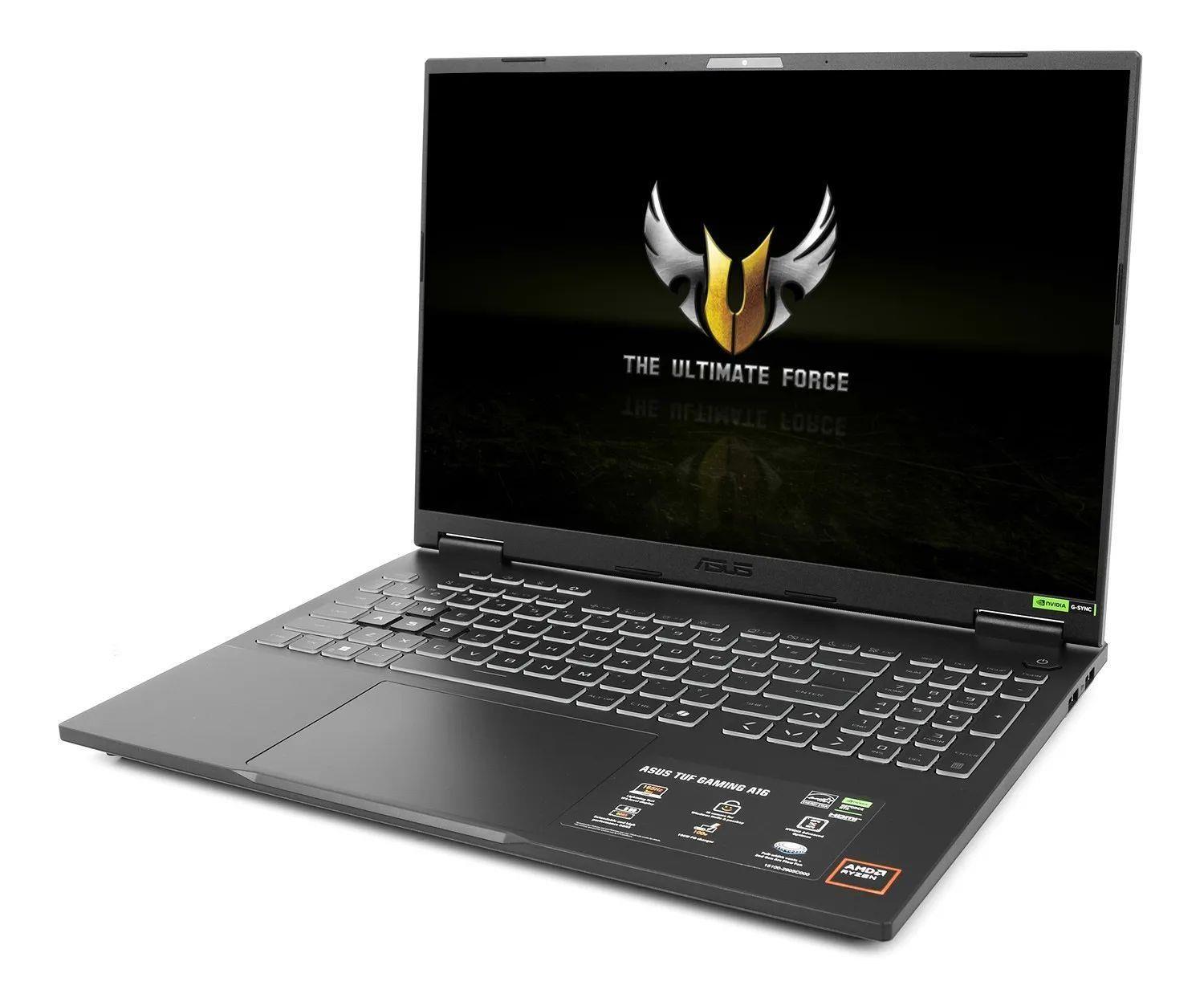 Notebook Asus TUF Gaming A16 FA608UH-R7165 16"WUXGA/Ryzen 7 260/16GB/SSD512GB/RTX5050-8GB/ Black — zdjęcie 2