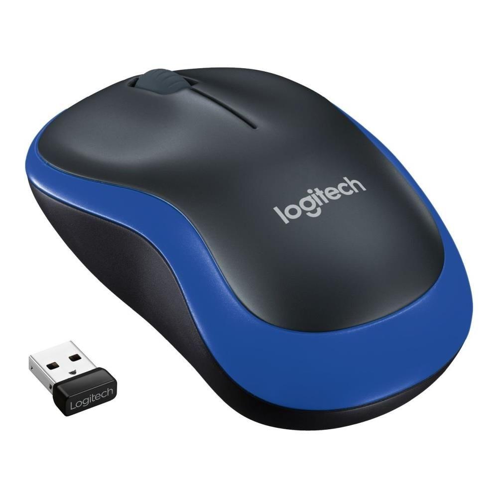 Mysz bezprzewodowa Logitech M185 optyczna niebieska — zdjęcie 3