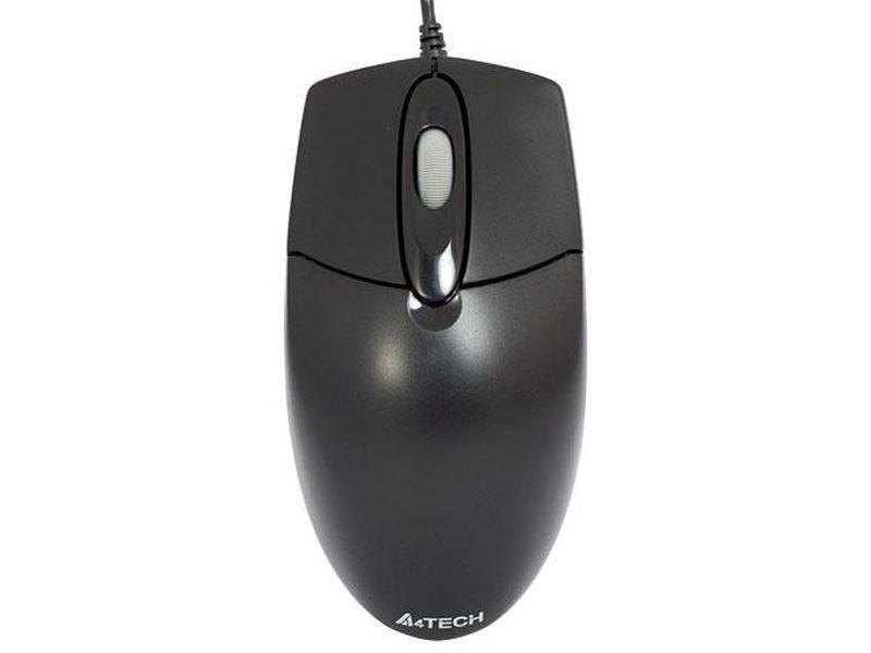 Mysz przewodowa A4Tech OP-720 optyczna USB czarna — zdjęcie 1