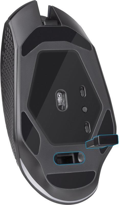 Mysz bezprzewodowa Defender GLORY GM-514 optyczna 3200dpi czarna RGB AKUMULATOR 7 przycisków Gaming — zdjęcie 5