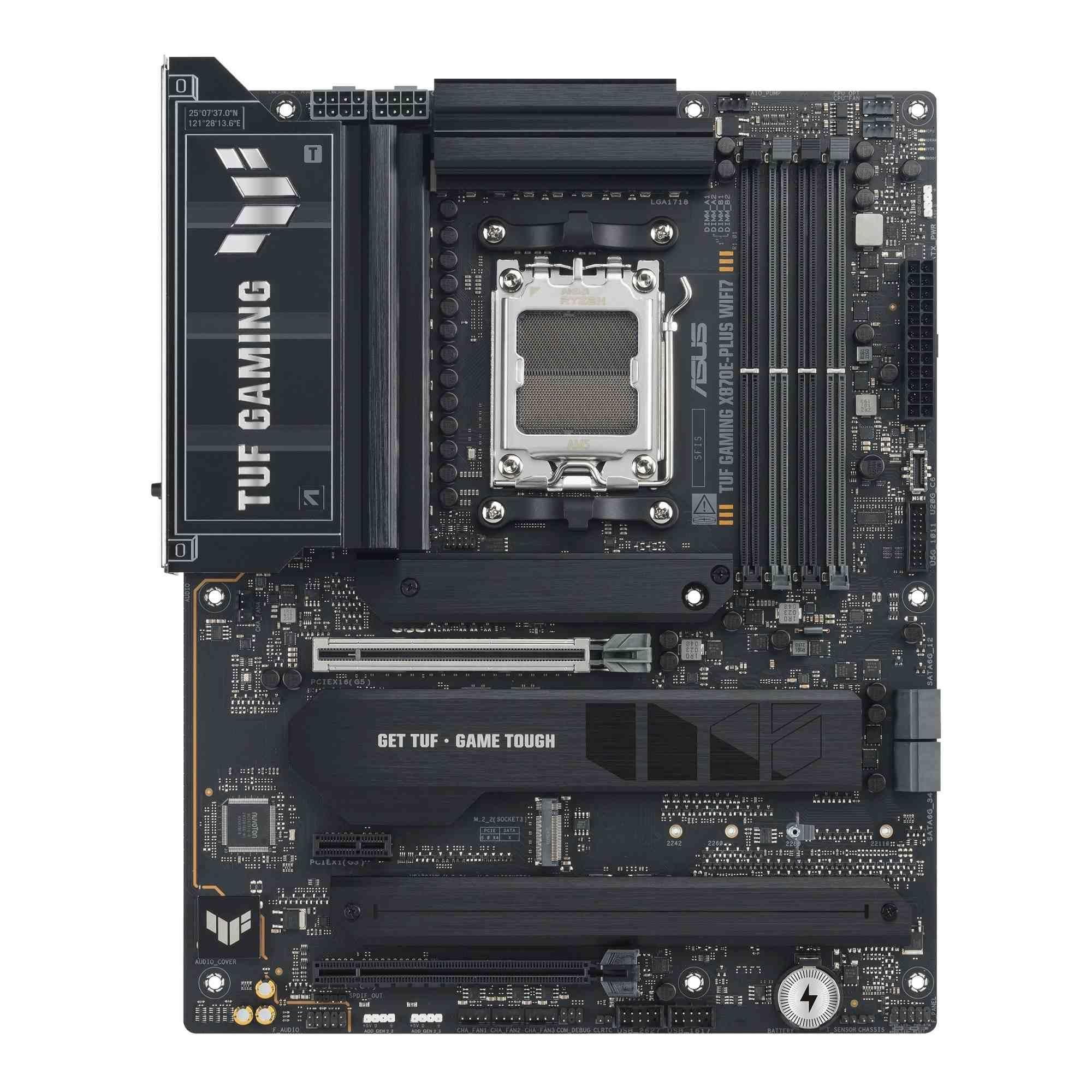 Płyta Asus TUF GAMING X870E-PLUS WIFI7 /AMD X870/DDR5/SATA3/M.2/USB4/WiFi/BT/PCIE5.0/AM5/ATX — zdjęcie 1