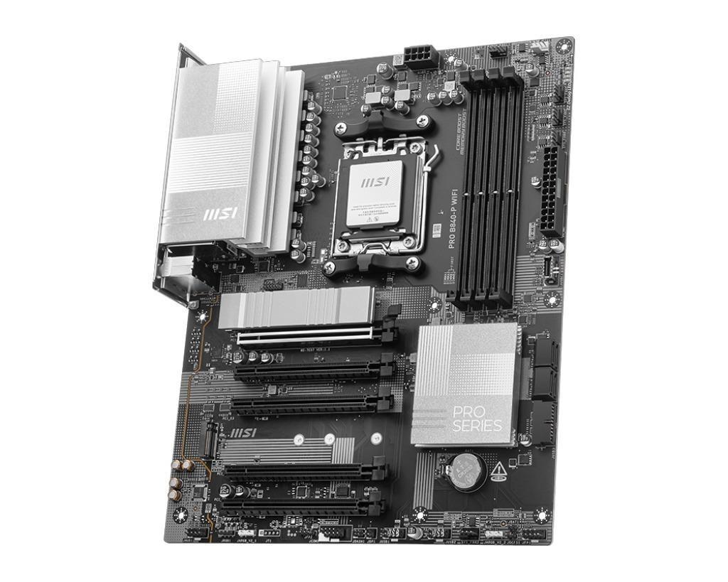 Płyta MSI PRO B840-P WIFI /AMD B840/DDR5/SATA3/M.2/USB3.1/WiFi/BT/PCIe4.0/AM5/ATX — zdjęcie 3