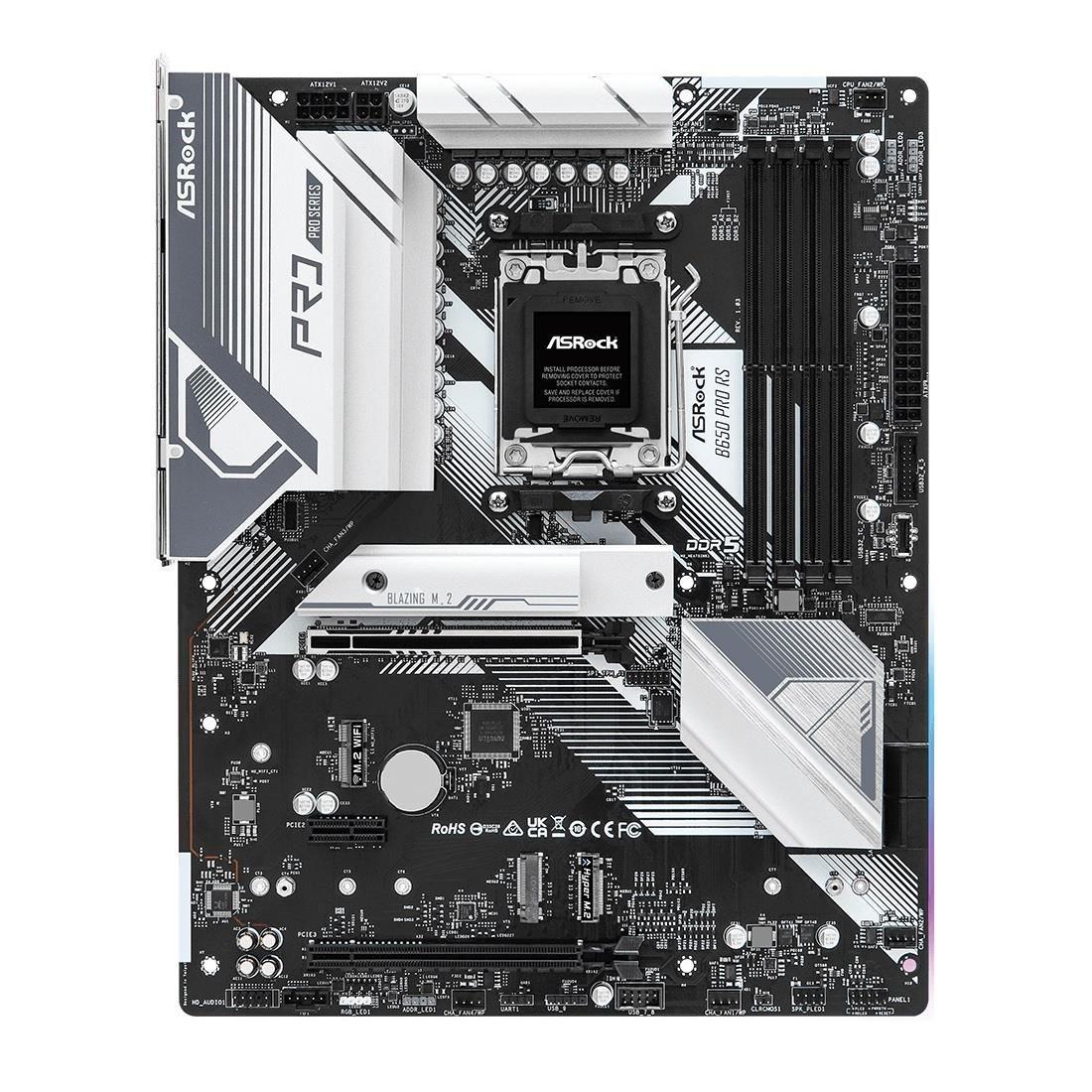 Płyta ASrock B650 Pro RS /AMD B650/DDR5/SATA3/M.2/PCIe4.0/AM5/ATX — zdjęcie 1