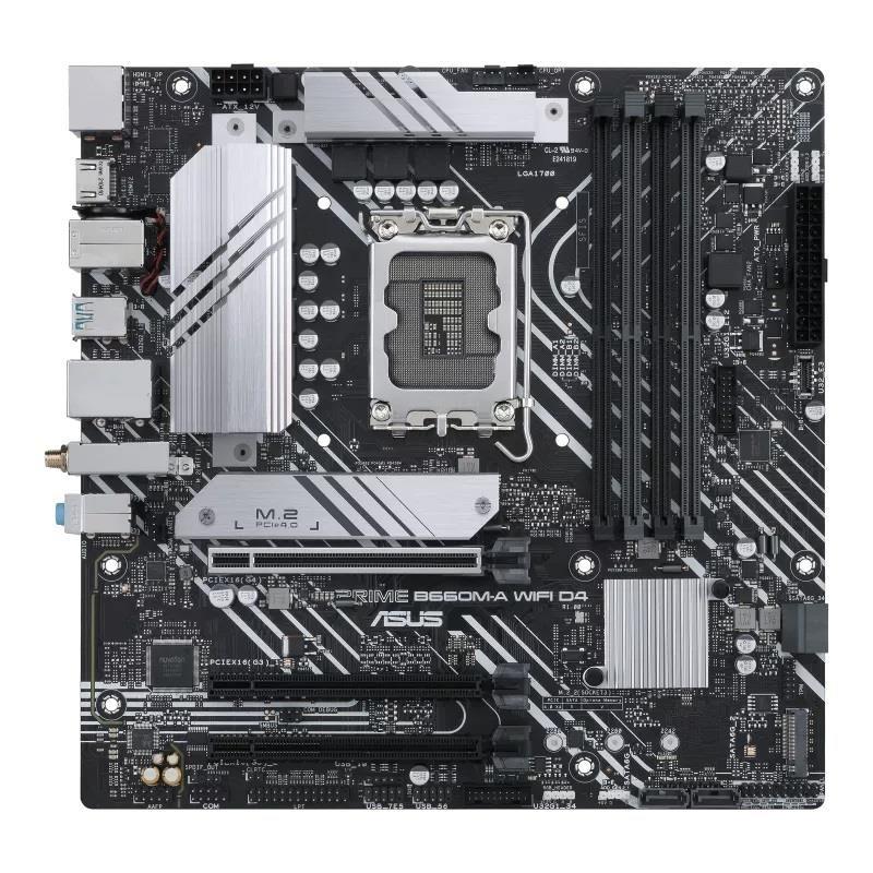 Płyta Asus PRIME B660M-A WIFI D4 /B660/DDR4/SATA3/M.2/USB3.1/WIFI/BT/PCIe4.0/s.1700/mATX — zdjęcie 1