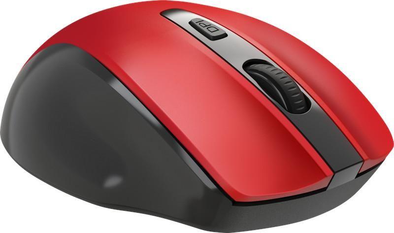 Mysz bezprzewodowa Defender PRIME MB-053 optyczna bezklikowa silent 1600dpi czerwona — zdjęcie 2
