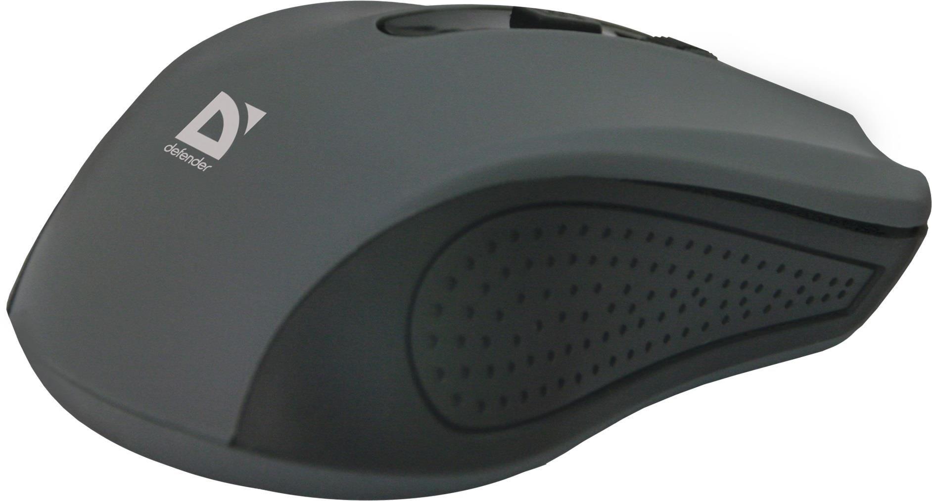 Mysz bezprzewodowa Defender ACCURA MM-935 optyczna 1600dpi 4P szara — zdjęcie 3
