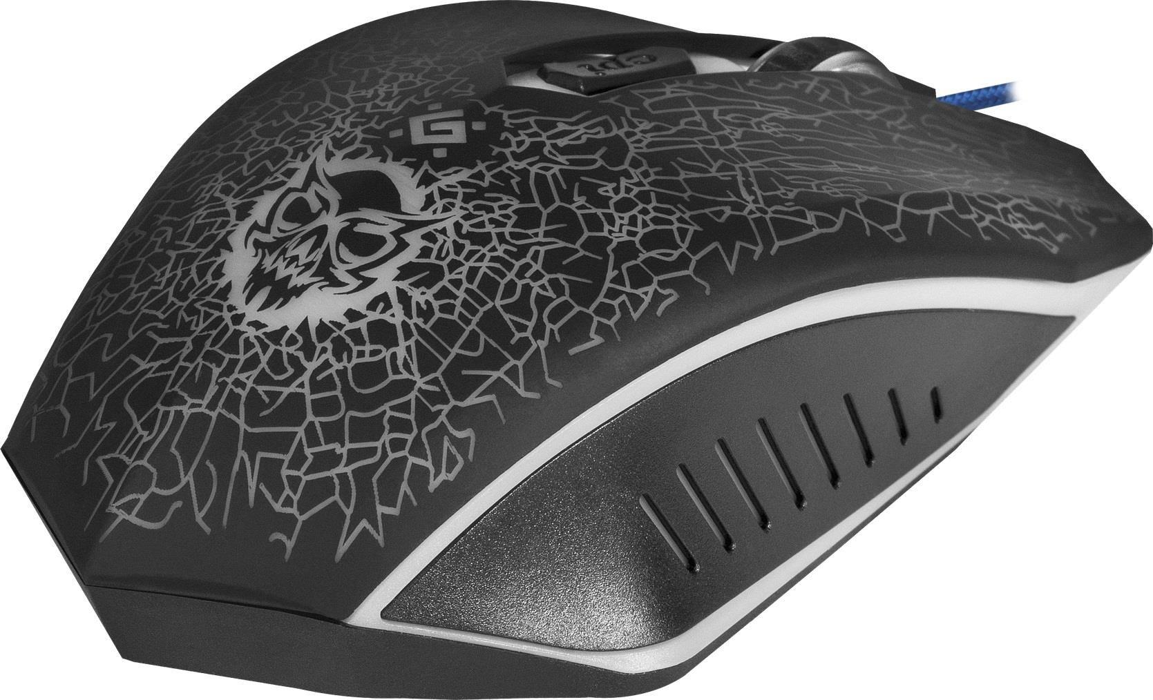 Mysz przewodowa Defender SHOCK GM-110L 3200dpi 6P + podkładka Gaming + GRA — zdjęcie 5
