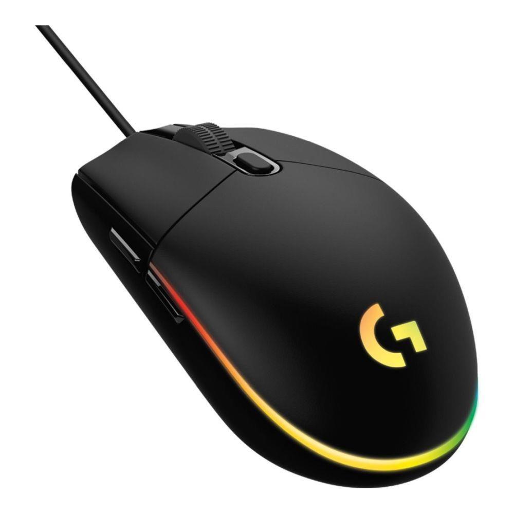Mysz przewodowa Logitech G102 Lightsync optyczna czarna — zdjęcie 1