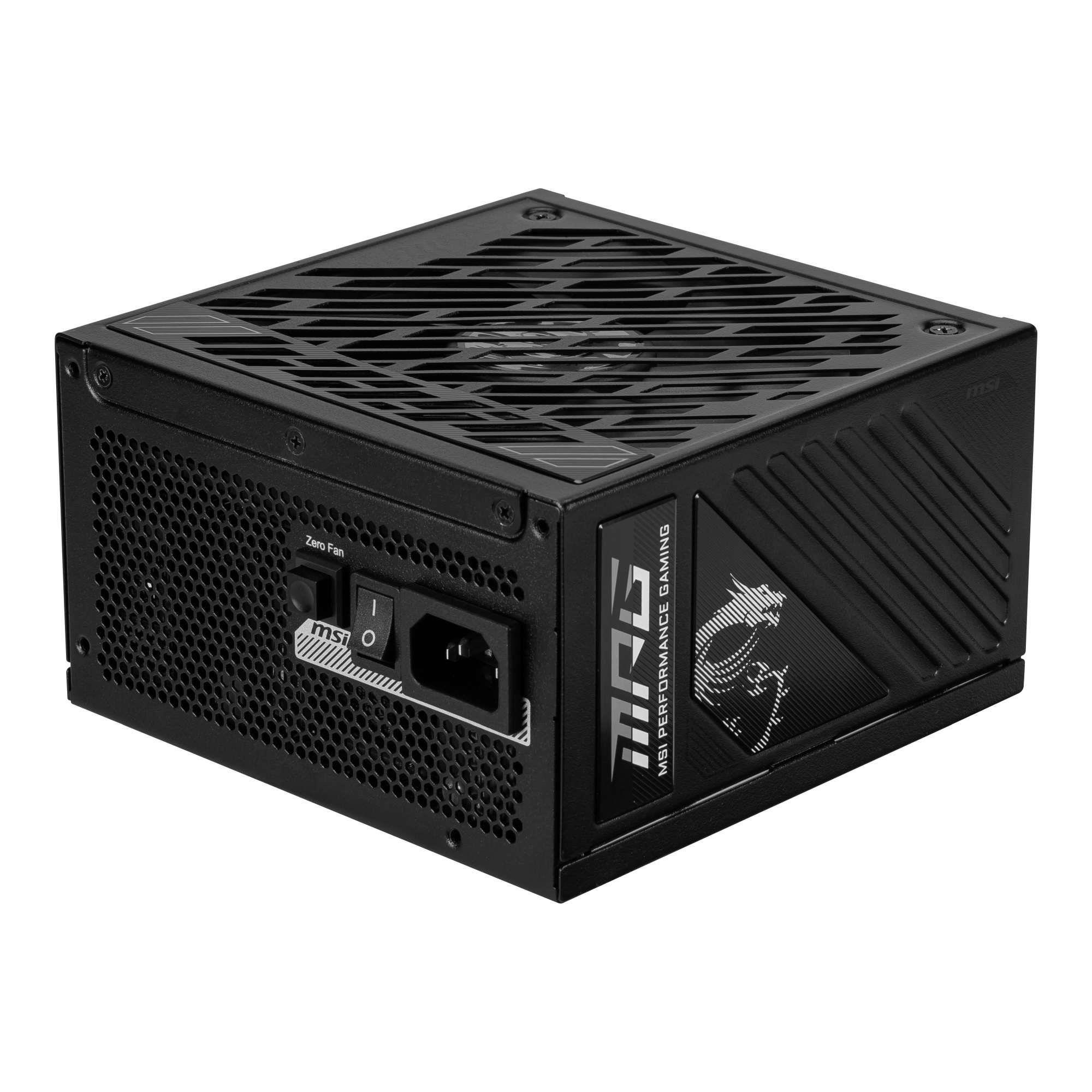 Zasilacz MSI MPG A1000GS PCIE5 1000W 135mm 80plus Gold aPFC — zdjęcie 1