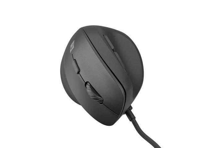 Mysz przewodowa Natec Crake 2 PRO 12800dpi wertykalna programowalna optyczna czarna — zdjęcie 5