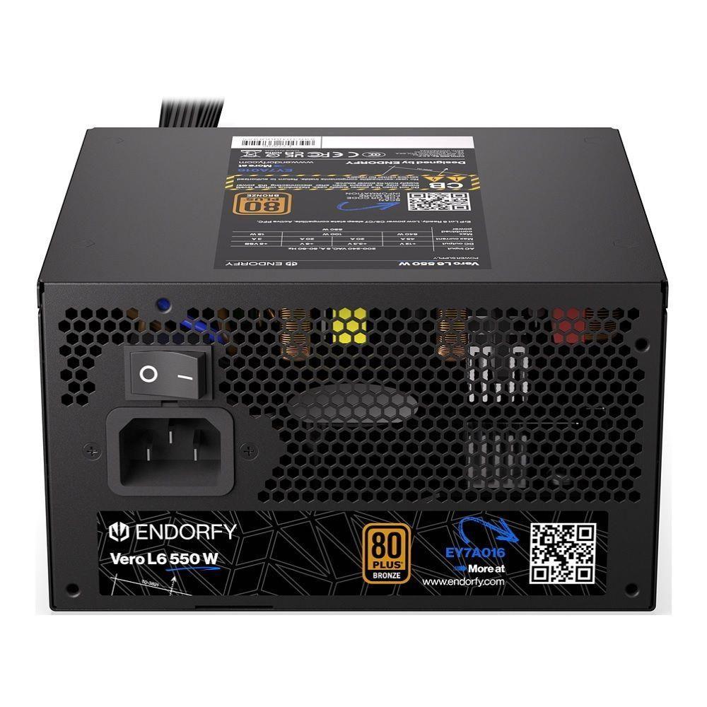 Zasilacz Endorfy Vero L6 Bronze 550W ATX 120mm 80 Plus Bronze — zdjęcie 7