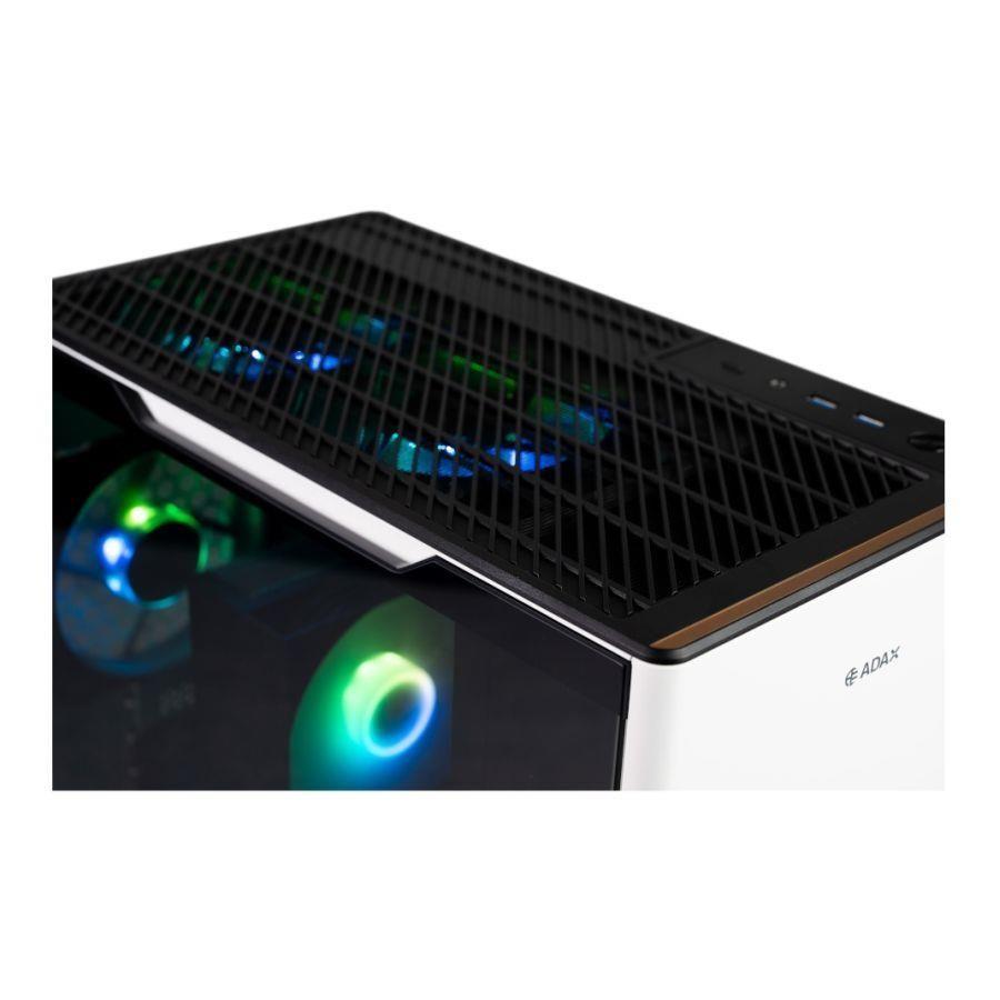 Komputer ADAX DRACO EXTREME WXIHC13400F White i5-13400F/B760/DDR5-32GB/1TB/RTX5060Ti-16GB/W11H — zdjęcie 3
