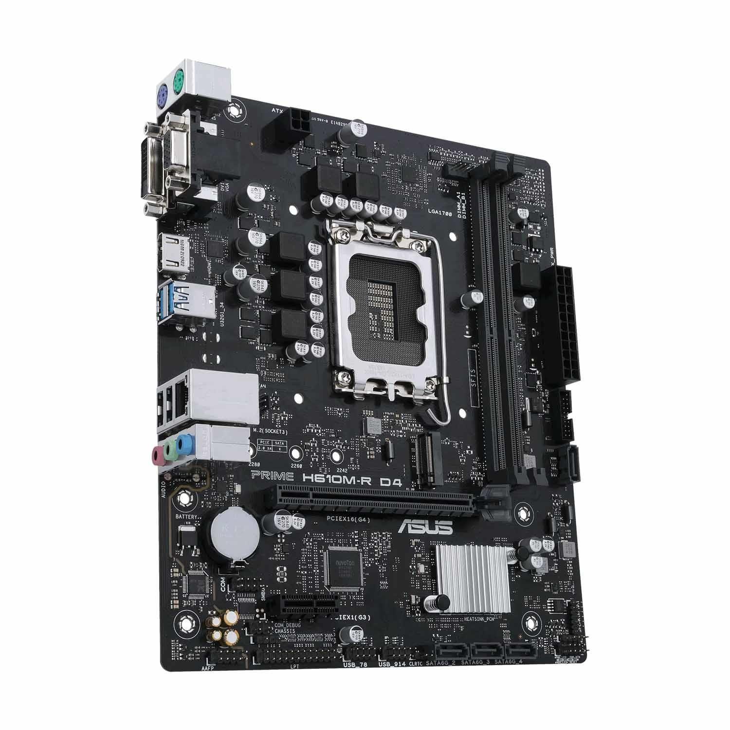 Płyta Asus PRIME H610M-R D4-SI /H610/DDR4/SATA3/M.2/USB3.0/PCIe4.0/s.1700/mATX — zdjęcie 4