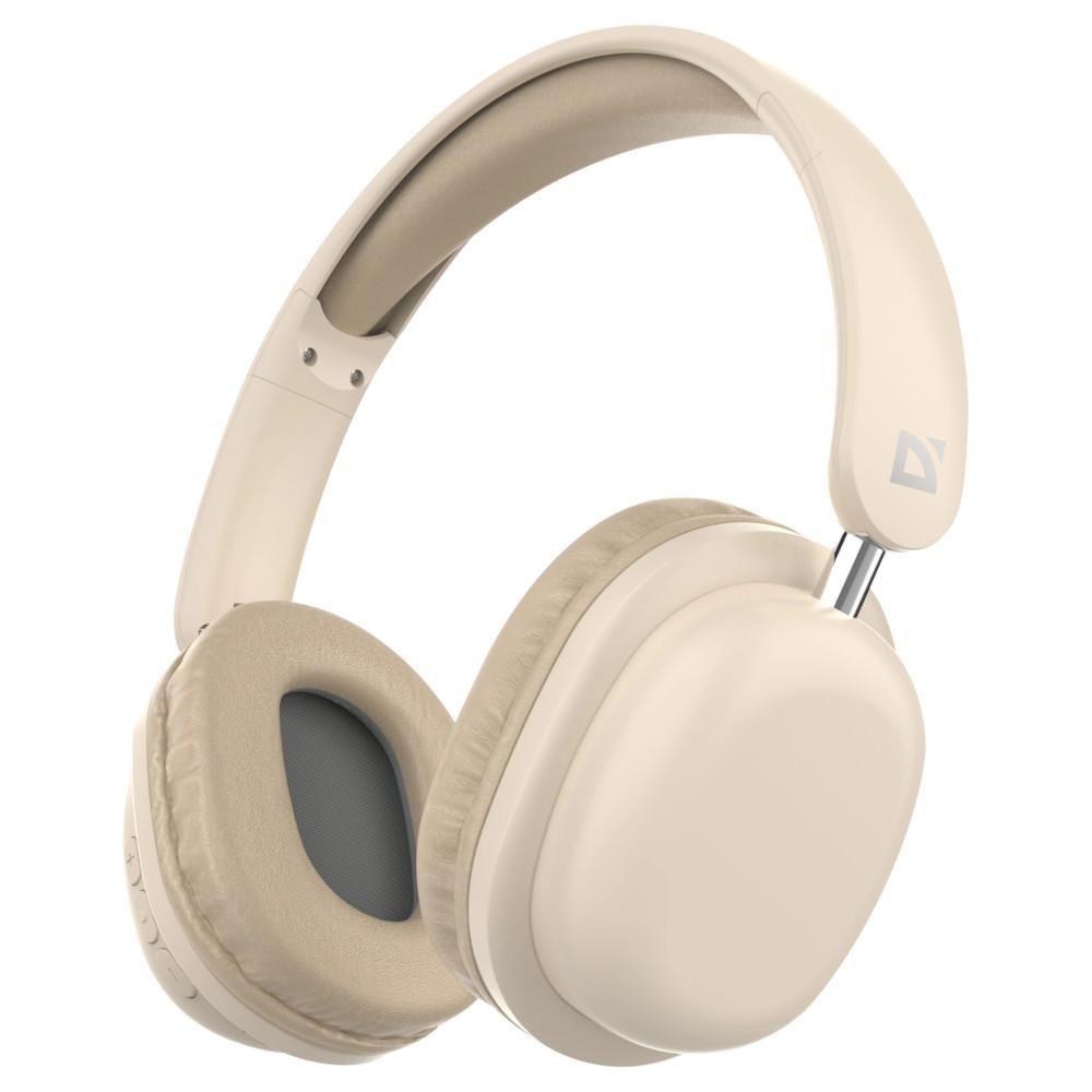 Słuchawki z mikrofonem Defender FREEMOTION B640 bezprzewodowe Bluetooth beżowe