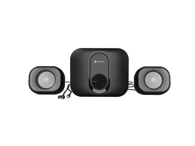 Głośniki Natec Pug 11W RMS 2.1 Czarne — zdjęcie 6