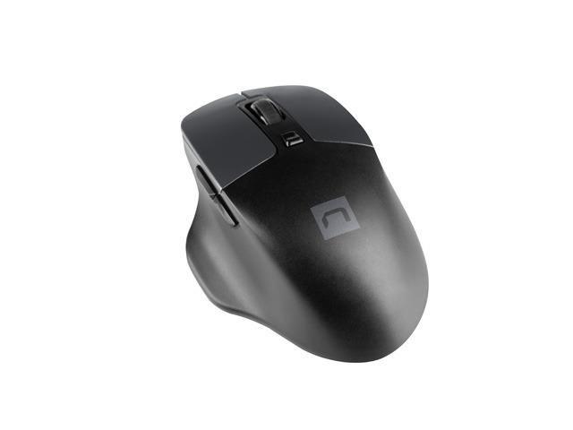 Mysz bezprzewodowa Natec Blackbird 2 optyczna NANO 2.4GHz czarna z cichym klikiem — zdjęcie 3