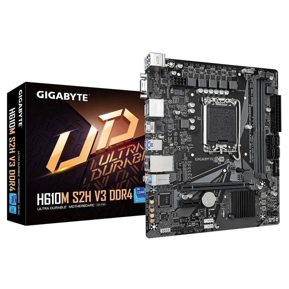 Płyta Gigabyte H610M S2H V3 DDR4 (rev. 1.0) /H610/DDR4/SATA3/M.2/USB3.0/PCIe4.0/s.1700/mATX — zdjęcie 5