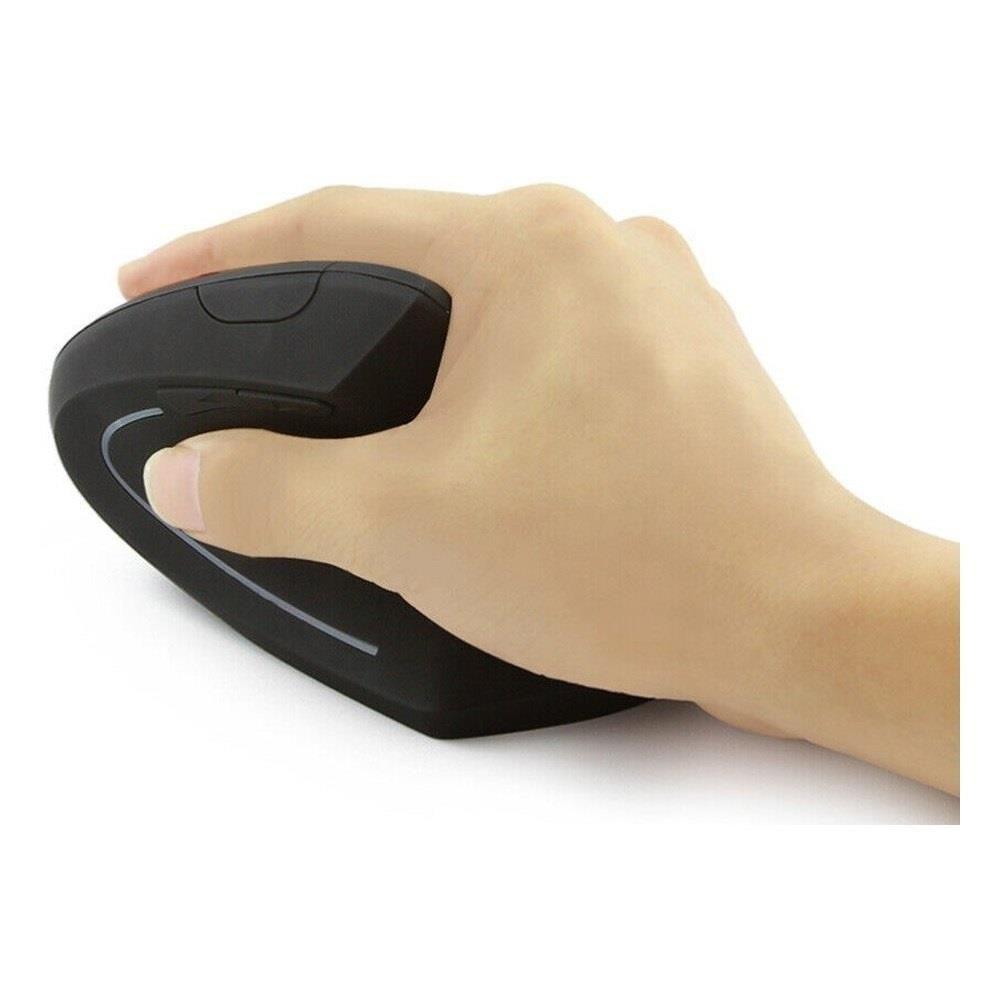 Mysz bezprzewodowa Techly 2.4GHz RF USB pionowa 1600dpi optyczna — zdjęcie 2