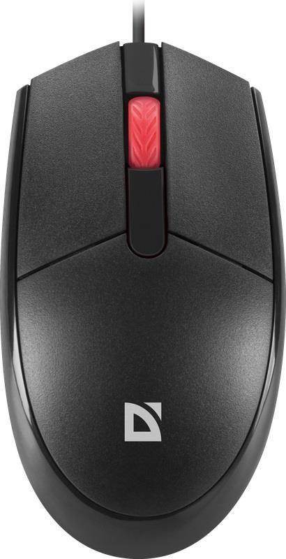 Mysz przewodowa Defender DELTA MM-523 1000dpi bezklikowa silent — zdjęcie 1