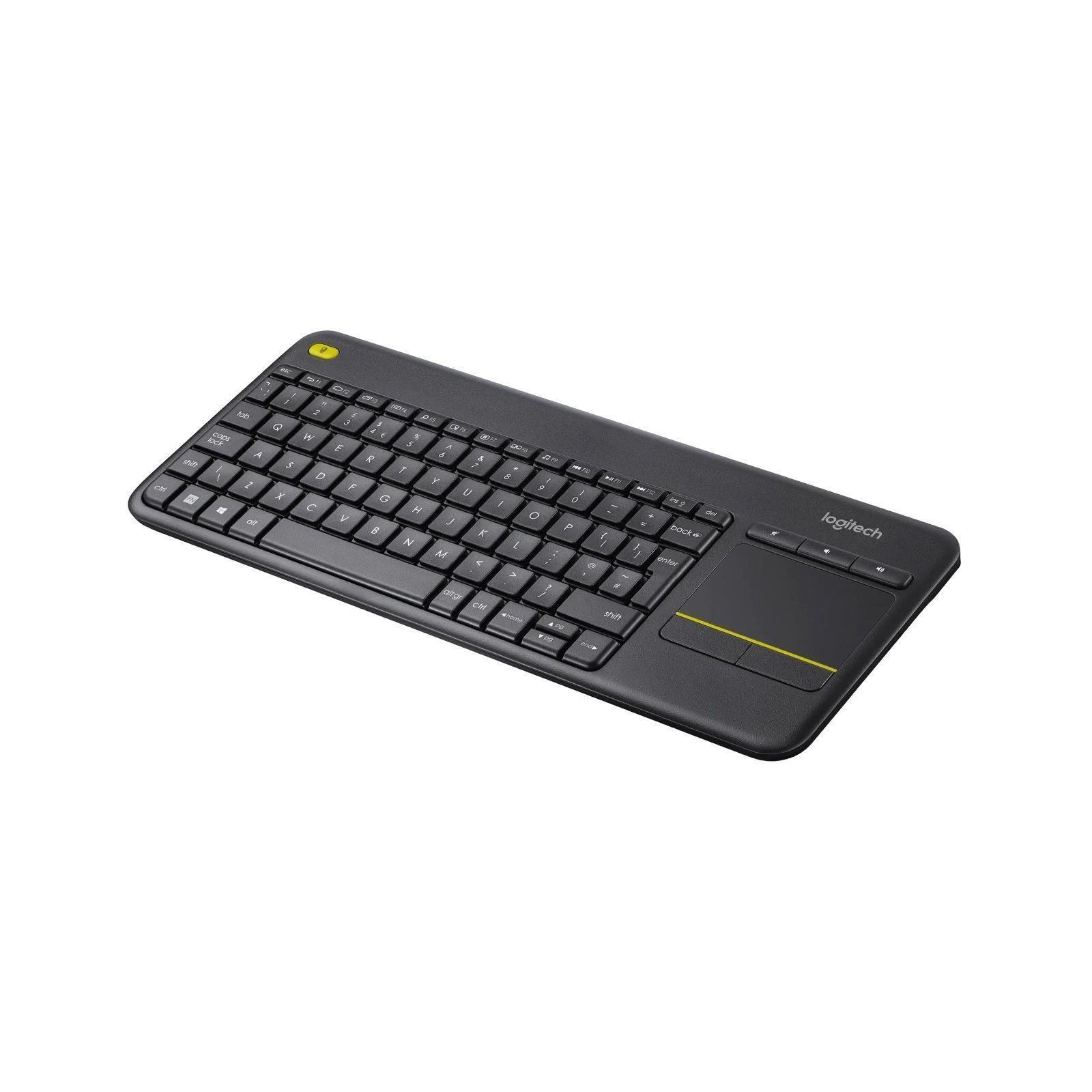 Klawiatura bezprzewodowa Logitech K400 Plus czarna — zdjęcie 3