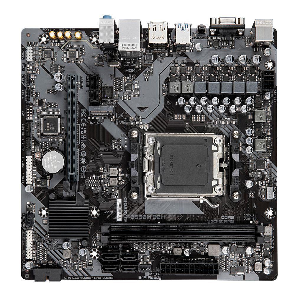 Płyta Gigabyte B650M S2H (rev. 1.0) /AMD B650/DDR5/SATA3/M.2/PCIe4.0/AM5/mATX — zdjęcie 3
