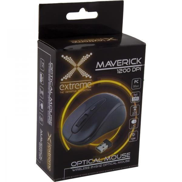 Mysz bezprzewodowa Extreme 3D MAVERICK optyczna 2,4GHz czarna — zdjęcie 3