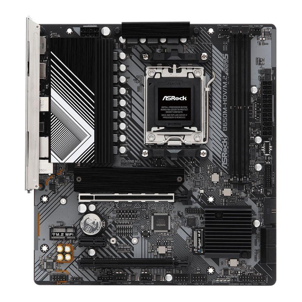 Płyta ASrock B650M-HDV/M.2 /AMD B650/DDR5/SATA3/M.2/USB3.1/PCIe4.0/AM5/mATX — zdjęcie 1