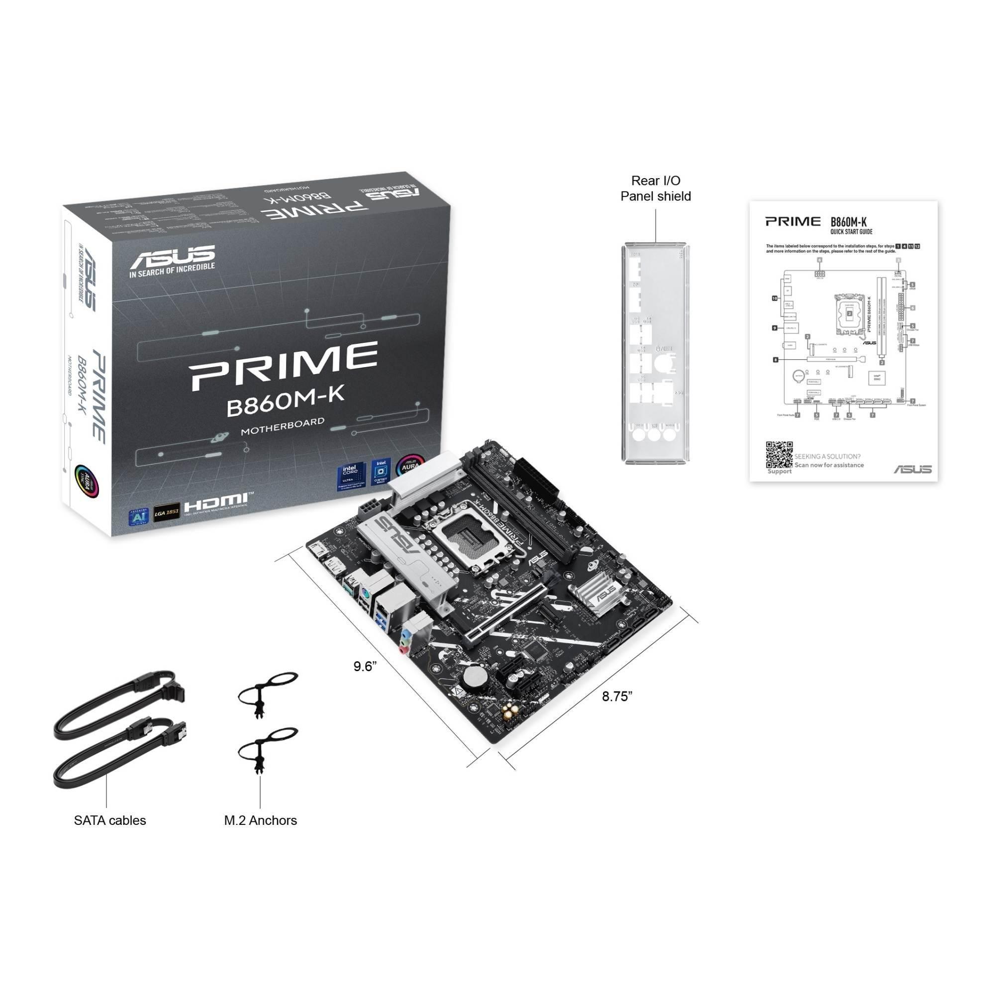 Płyta Asus PRIME B860M-K /B860/DDR5/SATA3/M.2/USB3.1/PCIe5.0/s.1851/mATX — zdjęcie 5