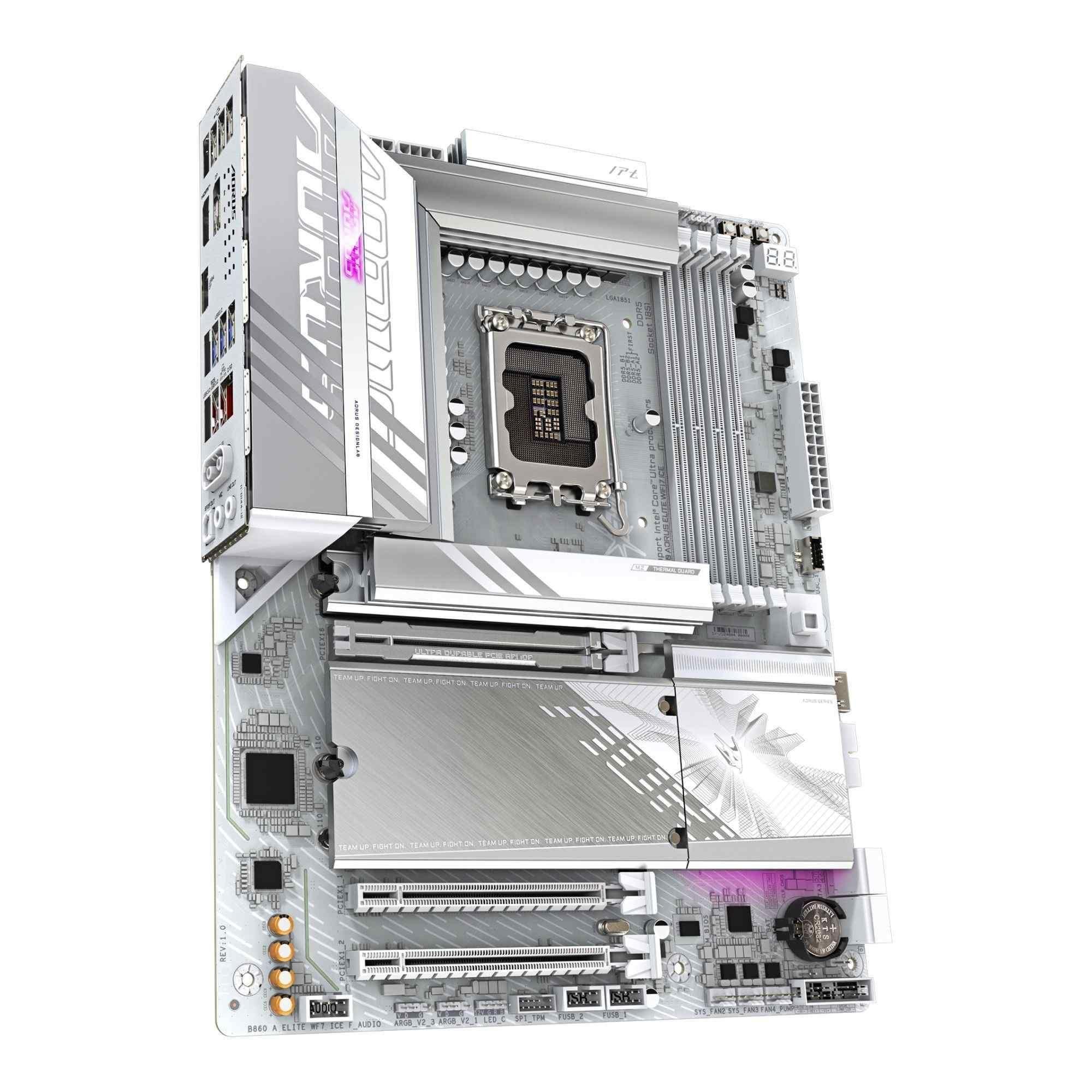 Płyta Gigabyte B860 A ELITE WF7 ICE /B860/DDR5/SATA3/M.2/USB4/WiFi/BT/PCIe5.0/s.1851/ATX — zdjęcie 2
