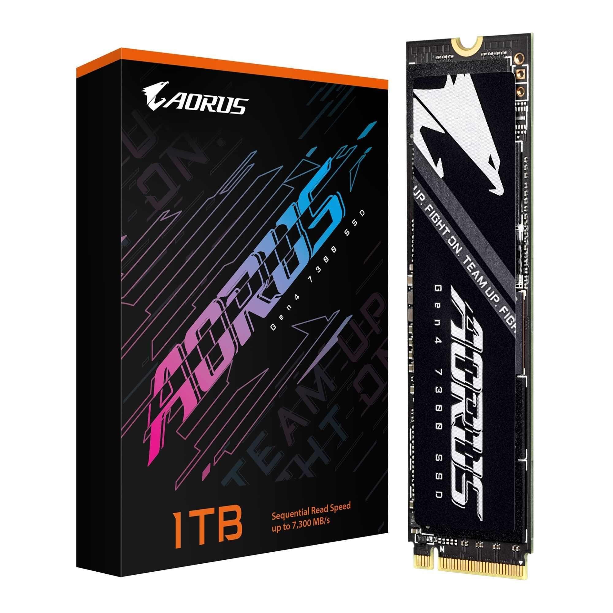 Dysk SSD Gigabyte AORUS Gen4 7300 1TB M.2 2280 NVMe PCIe 4.0 x4 (7300/6000 MB/s) 3D TLC bez radiatora — zdjęcie 4