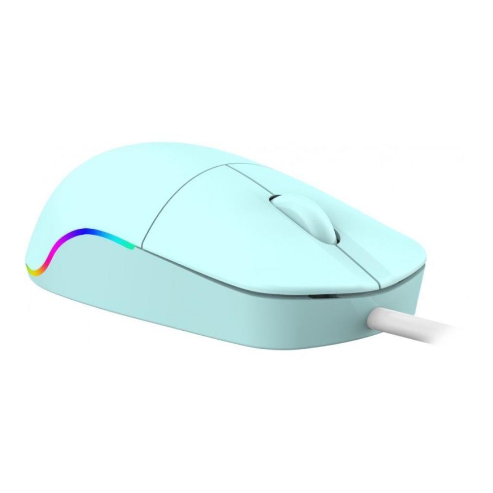 Mysz przewodowa Defender AZORA MB-241 OPTICAL 1200dpi 3P turkus kabel 1.8 m — zdjęcie 1