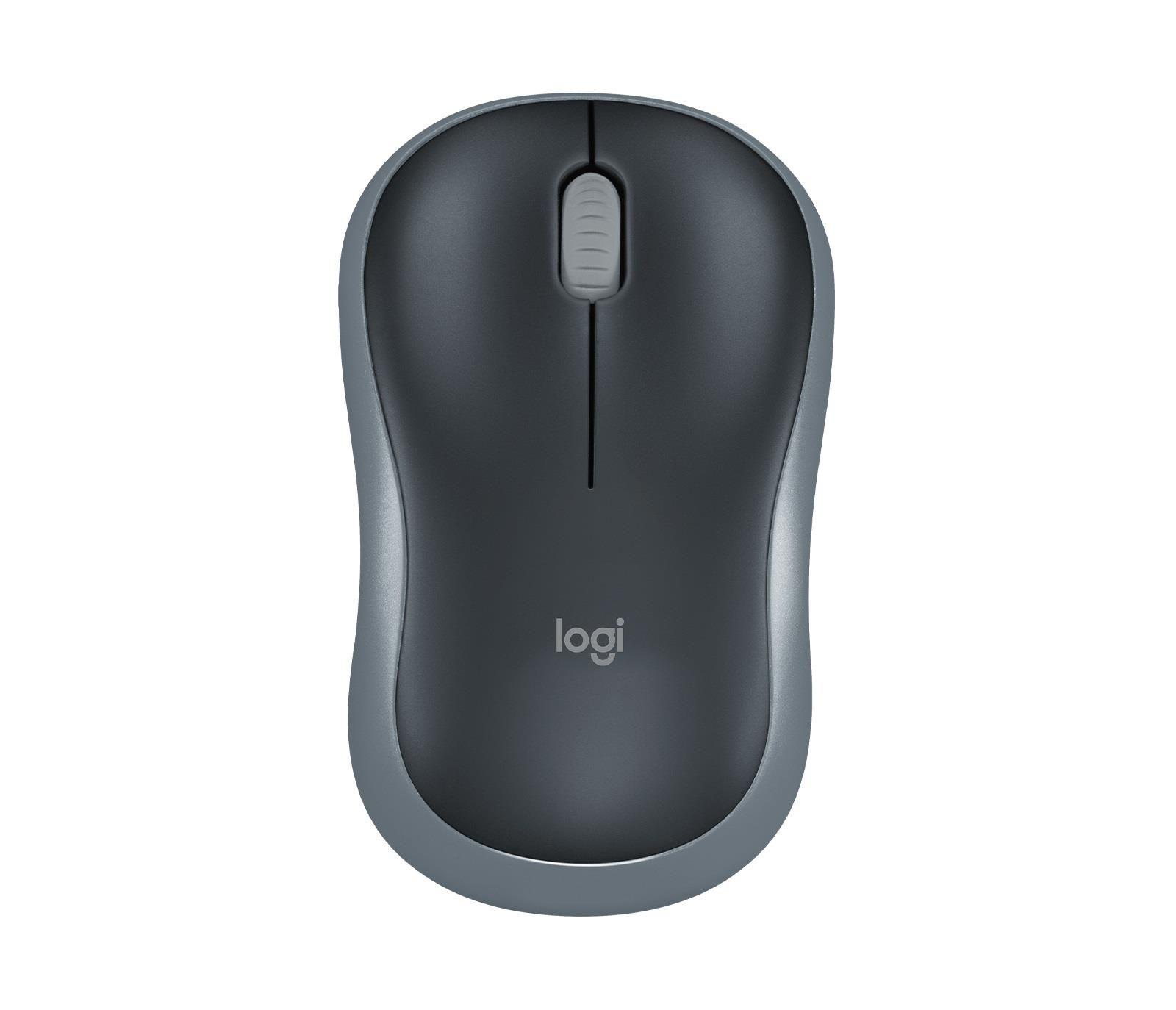 Mysz bezprzewodowa Logitech M185 optyczna czarno-szara — zdjęcie 1