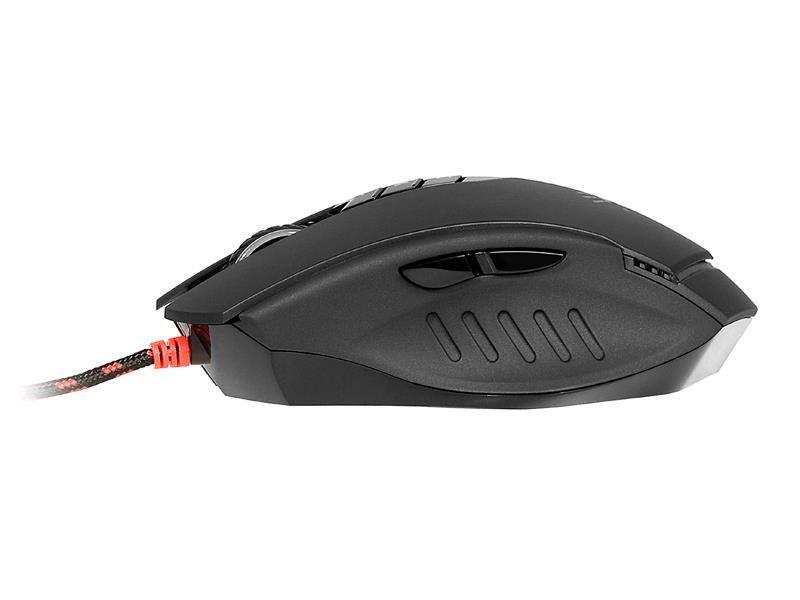 Mysz przewodowa A4Tech Bloody V8m V-Track Gaming USB ślizgacze czarna — zdjęcie 4