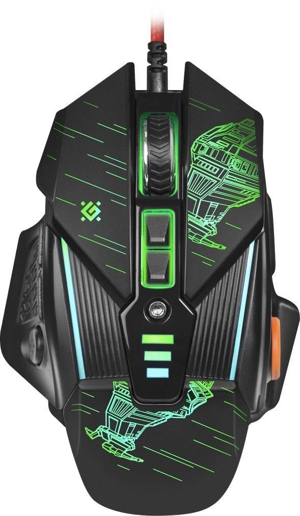 Mysz przewodowa Defender STARX GM-390L 3200dpi Gaming 8P + GRA — zdjęcie 3