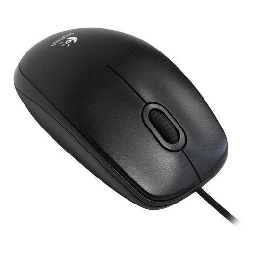 Mysz przewodowa Logitech B100 OEM optyczna czarna — zdjęcie 2